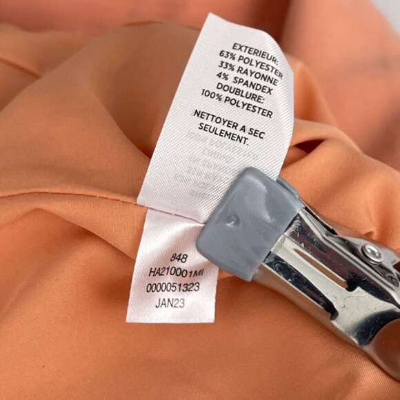 Halogen Single-Breasted Long Sleeve Blazer Business Pockets Peach Pink‎ Women XS - Picture 7 of 13